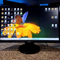 24" Asus LED LCD Computer Monitor with HDMI/DVI/VGA