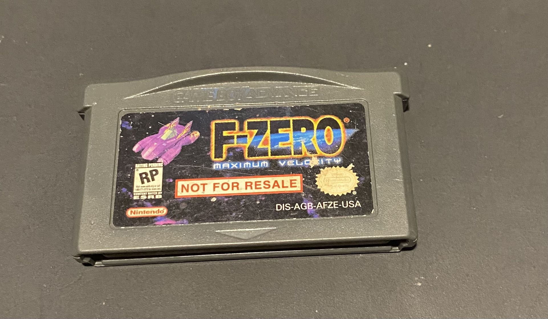 F-zero Not For Resale  GBA