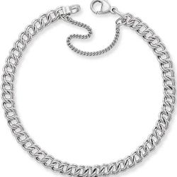 James Avery  Double Curb Charm Bracelet size L