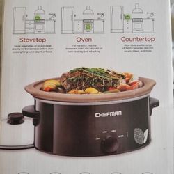Large 5 Quart Slow Cooker
