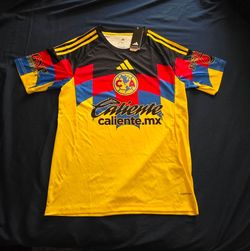 CLUB AMERICA MEN'S HOME SOCCER JERSEY SIZE S M & L