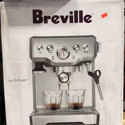 Breville The Infuser Stainless Steel Espresso Machine Brand New In Box