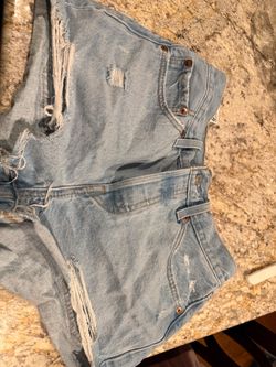 Levi 501 size 4  Distressed Denim Shorts