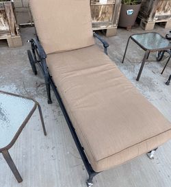 Ballard Chaise Lounge With Sunbrella Cushions
