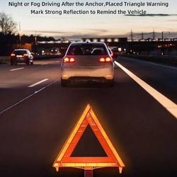 Emergency LED Triangles 3pk
