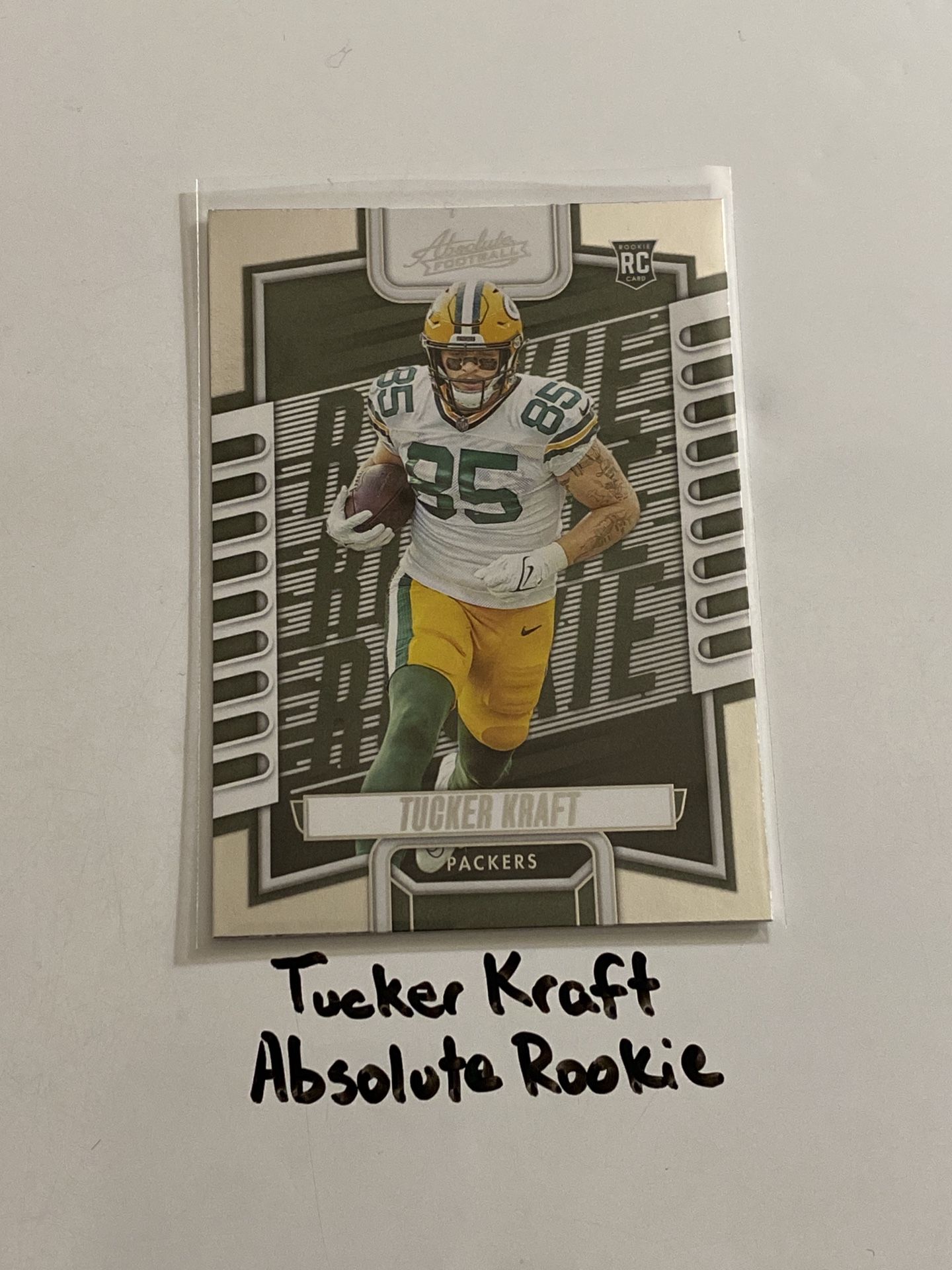 Tucker Kraft Green Bay Packers TE Absolute Rookie Card.