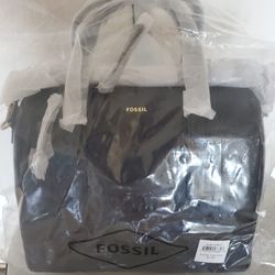 Leather Black Purse Satchel 