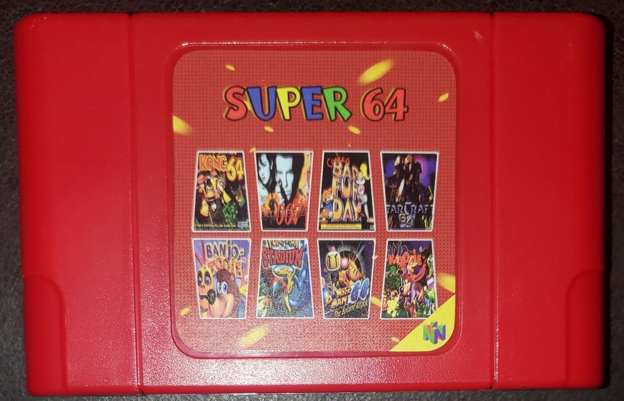 340 in 1 N64 Video Game Cartridge Nintendo 64 Working Tested Saves Huge Collection Deal Bundle Multi Game Card