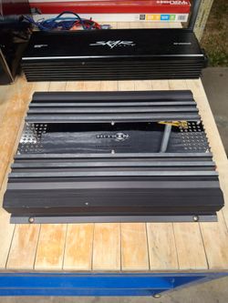 Hitron 1200 watts 2 channel amplifier bridged. Full Function.  100.00 pick up in merced