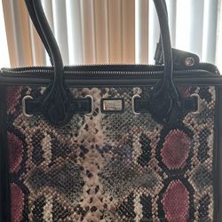 Beijo Handbag Snakeskin Print shoulder purse