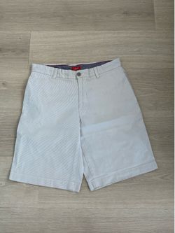 IZOD Men's Striped Chino Shorts
