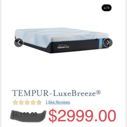 King Queen Size Tempurpedic ProAdapt,  ProBreeze,  LuxeBreeze Mattress  Pro Breeze /Luxe Adapt /Pro Adapt /Adapt /cloud /Tempur pedic contour Supreme 