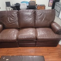 Leather Couch And Loveseat 