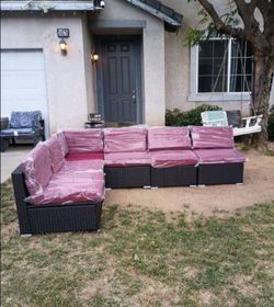 Outdoor Wicker Sectional Sofa Set patio furniture patio couch outdoor sofa brand new 🆕