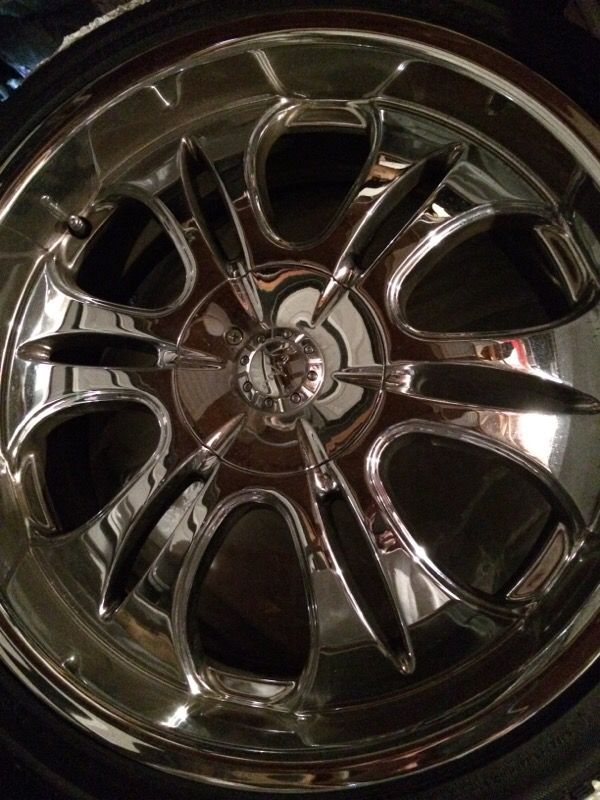 20" chrome divino rims