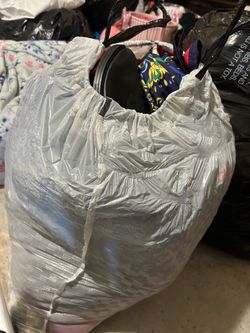 Bags with clothes