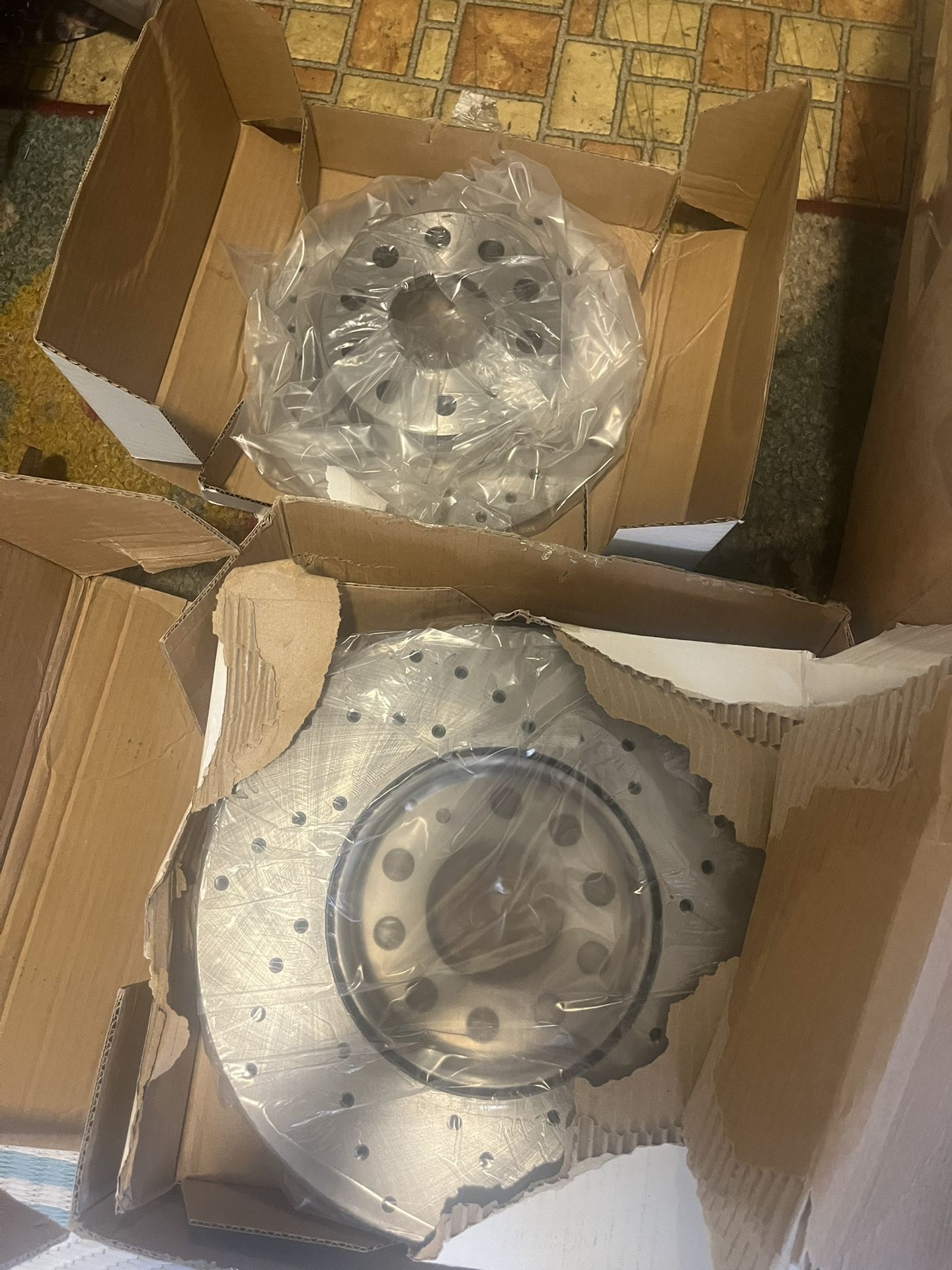 2 Front 2 Rear Rotors