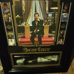 Scarface Shadowbox M16 Poster
