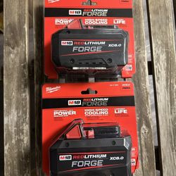 Milwaukee Forge Battery 8ah 135$ Each