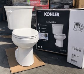 Kohler Leeward Elongated Two-Piece Toilet – White – New in Box