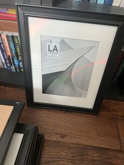 12 Black Picture Frames 