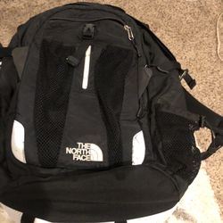 North face Back Pack White Place For Laptop 