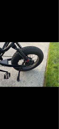 Black Fat Tire Electric Bike