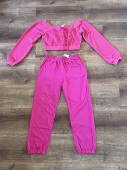 Demasque 2 Piece Sweat Suit NWT M