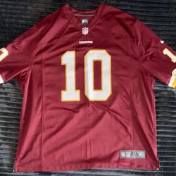 Authentic On-Field Custom RG3 Redskins Jersey “Our G III”