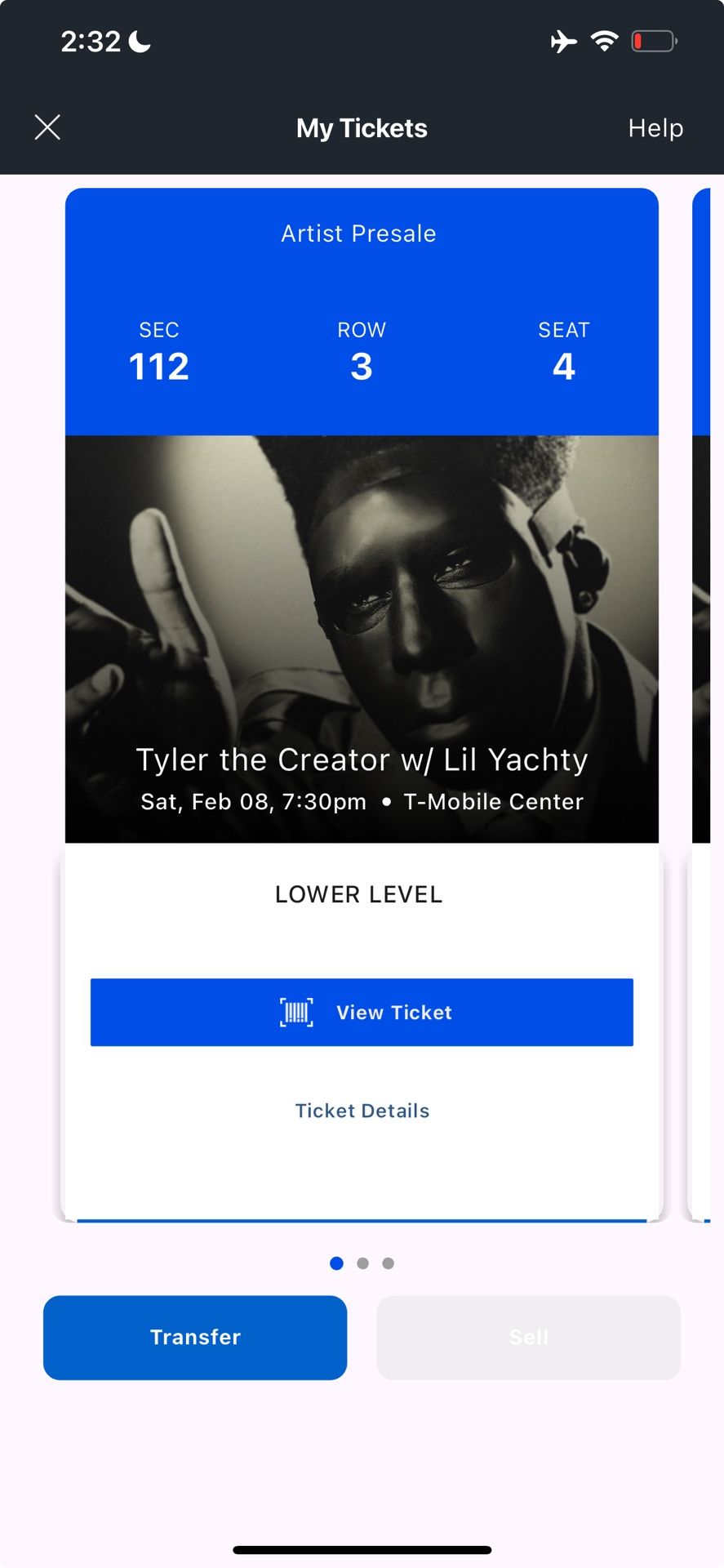 3 Tickets For Missouri Tyler The Creator 