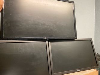 Screen Monitors and keyboards Dell and enigma