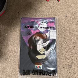 Black/Purple Brand New Bape Tee Size M