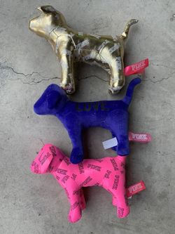 3 Victoria’s Secret Pink Dogs