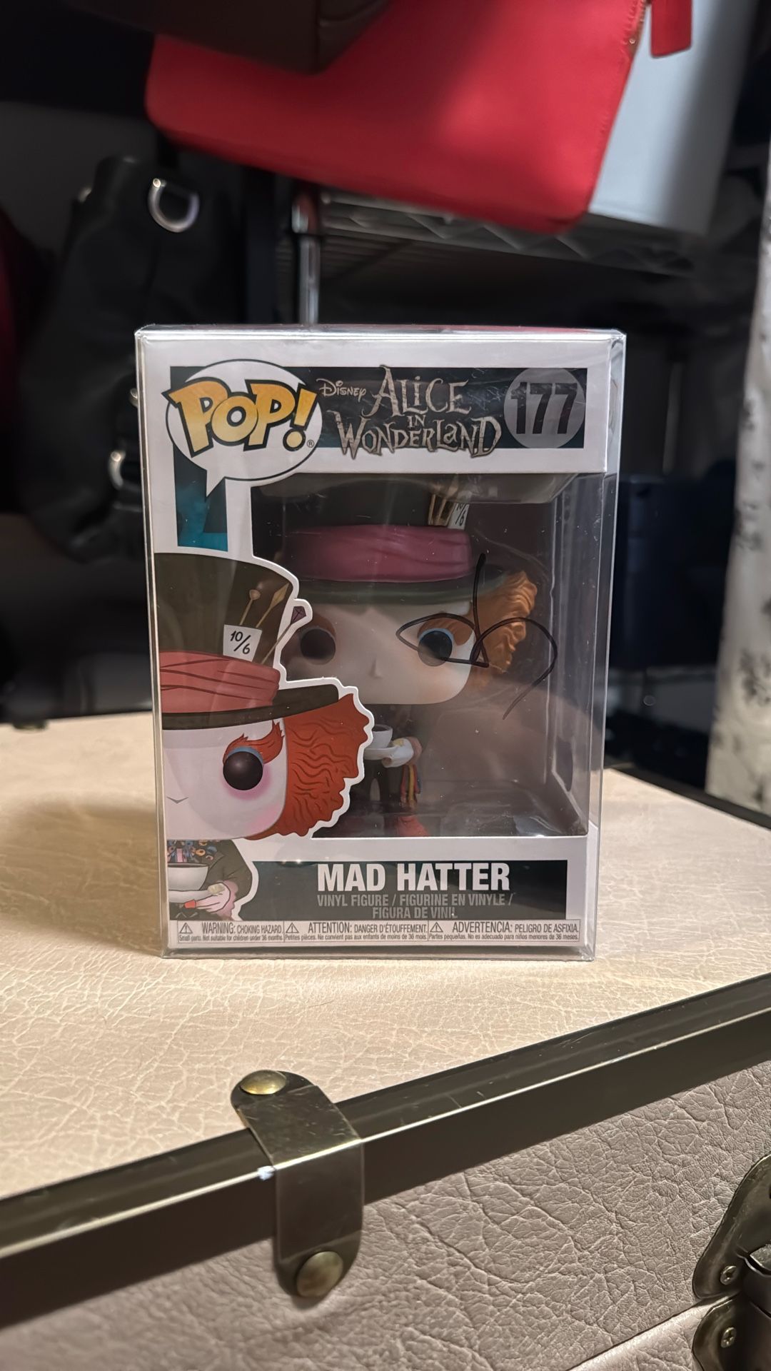 Johnny Depp “Mad Hatter” Beckett Authenticated Signed Funko Pop #177 — Alice in Wonderland