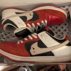 Warren Lotus Custom Jason Voorhees dunks, Sz 11