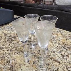 Vintage Cordial Glasses