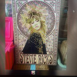 Stevie Nicks-Fleetwood Mac Canvas Wall art