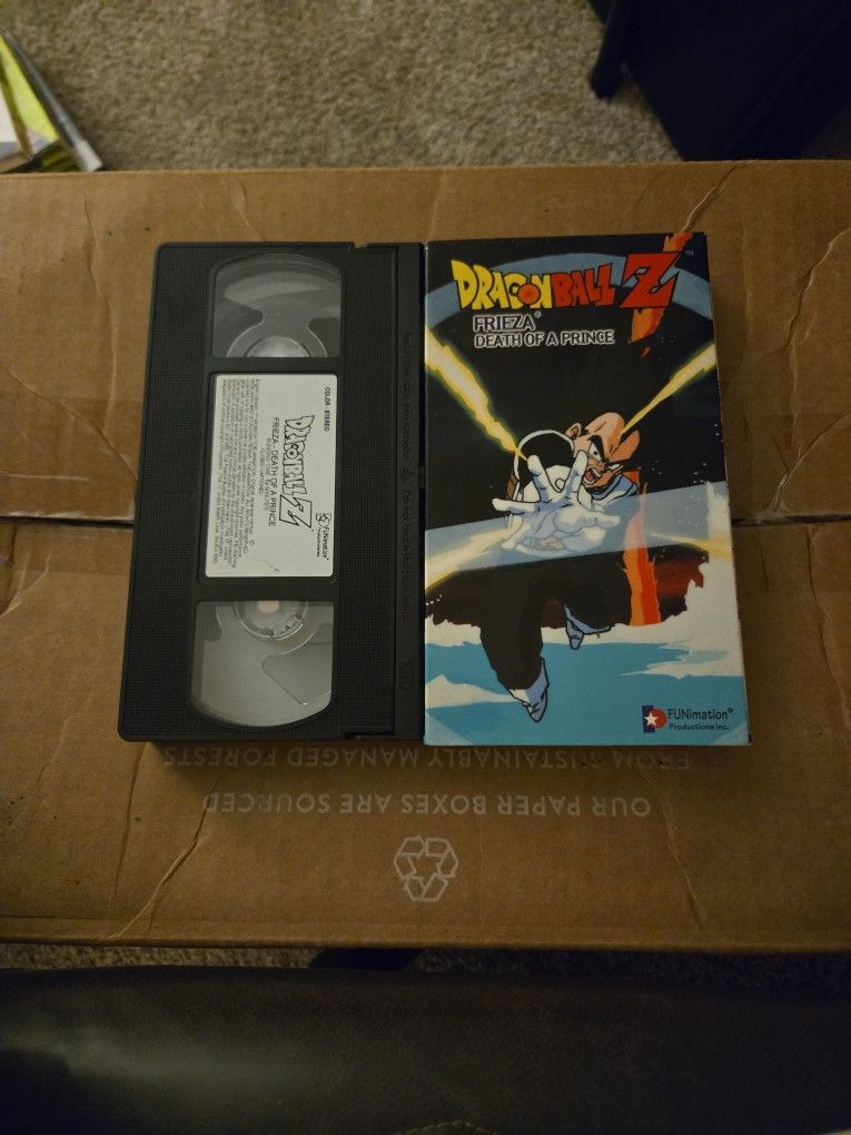 Dragon Ball Z VHS Tape "Frieza - Death Of A Prince"