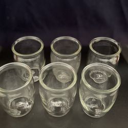 Set Of 6 Small Glasses - Shot, Juice, Water, Tea, Coffee, Beverages - Cute