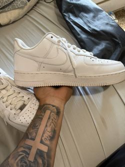 White AF1s