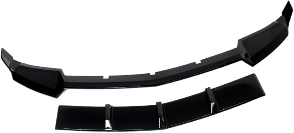 Front bumper spoiler compatible with Cadillac Escalade Sport 2021-2025, gloss black body kit