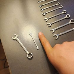 Authentic Miniature Wrench Set (Real Tools)