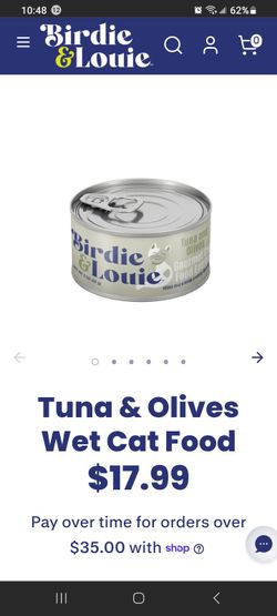 Cat Food, Wet, Premium Brand - Birdie and Louie - 12, 3 ounce Can  Case - Multiple Flavors