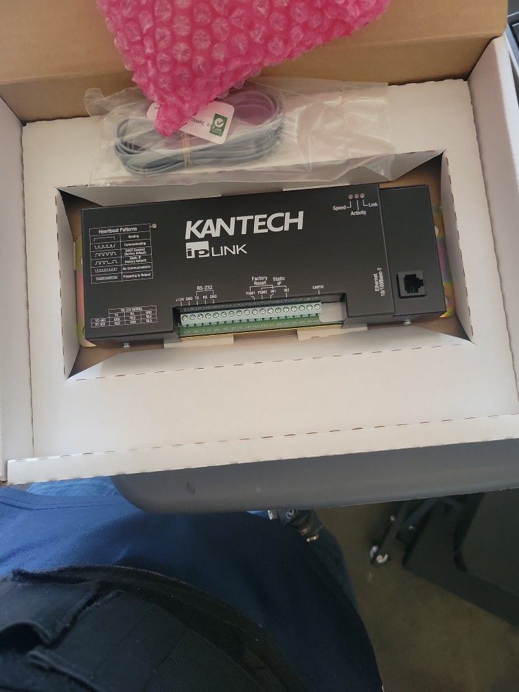 Kantech IpP Link Keyless Entry, Enhanced Ethernet Device