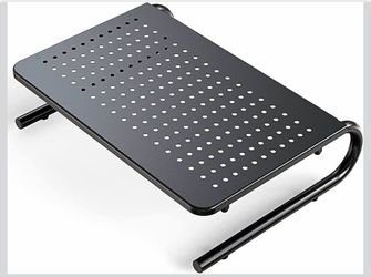 HUANUO Monitor Riser for Desk, Desk Organizer,Laptop Shelf w/Vented for Screen, Computer Stand for PC, Printer, for Home & Office