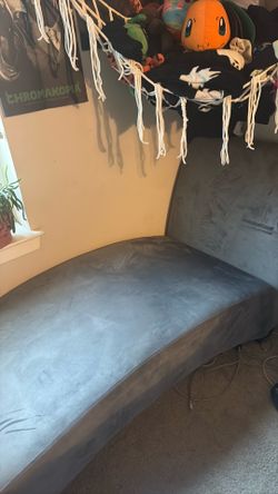 Gray Arched Resting Chair