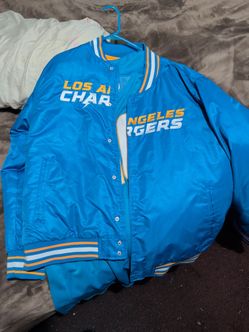 Los Angeles Chargers Satin Bomber Jacket