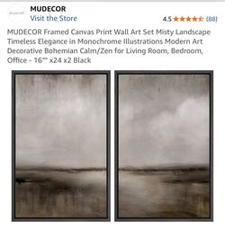 Framed canvas print