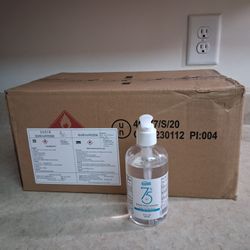 1 Box of 24 Bottles of hand sanitizer each bottle have 8 oz. New Sealed.