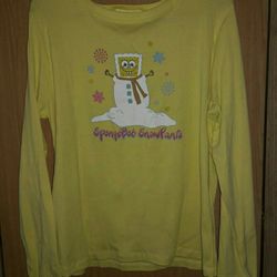(New)[Rare] Spongebob "Snowpants" Squarepants Shirt
